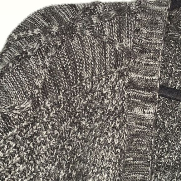 St. Johns Bay Womens Gray Open Front Cardigan Sweater L - Picture 5 of 10